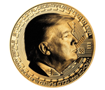 Load image into Gallery viewer, TRUMP FIRST EDITION GOLD BITCOIN COIN